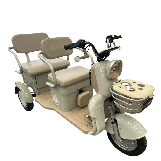 FAMILY PLUS | Triciclo Eléctrico Familiar con Estilo, Estabilidad y Espacio | Multibike